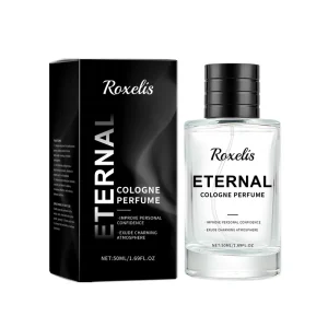 50ml Men Woody Cologne Perfume Long Lasting Masculine Scent Black Gift Box