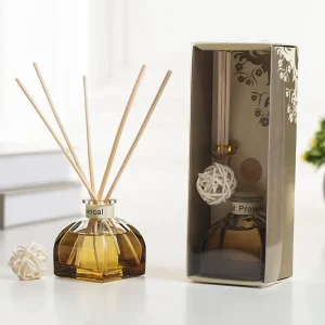 50ml Mini Flower-Shaped Reed Diffuser with Natural Essential Oil