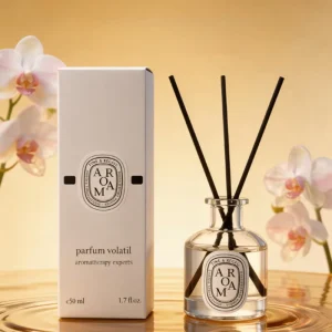 50ml Retro Aroma Reed Diffuser for Bedroom and Bathroom
