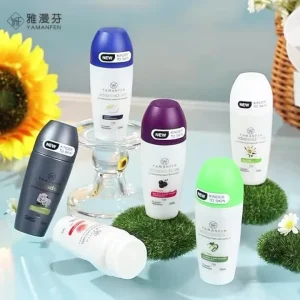 50ml Roll On Liquid Antiperspirant Deodorant Underarm Purifying Odor Refreshing Body Roller Flower Fruit Fragrance Freshener