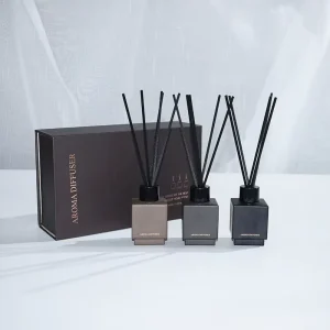 50ml Square Glass Reed Diffuser for Business Gifts