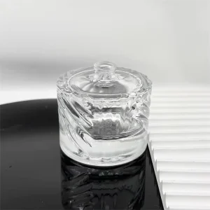 50ml Transparent Round Shape Logo Size Custom Perfume Glass Bottles