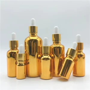 5ml 10ml 15ml 20ml 30ml 50ml 100ml Empty Custom UV Coating Matte Dropper Bottles Glass for Skin Care Serum & Essential Oil