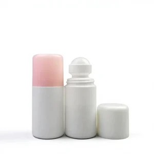 60ml Plastic Deodorant Roll on Bottle Empty Antiperspirant Roller Container for Body Fragrance Sweat Care Liquid