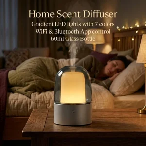 7 Color Light Waterless Electric Scent Diffuser With App Home Aroma Diffuser