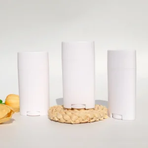 75g Custom Plastic Twist up Deodorant Stick Container Sunscreen Stick Packaging for Body Care Cosmetics
