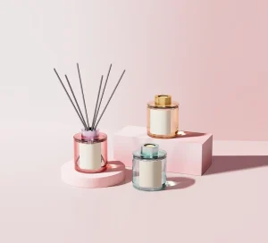 80ml Glass Bottle Reed Diffuser for Home Fragrance