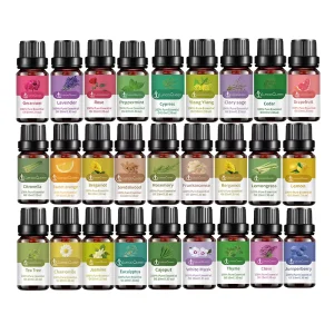 86 Flavors 100% Pure Plant Organic Essential Oil for Aroma Diffuser Humidifier Candle Making Bath Balls and Body Massage