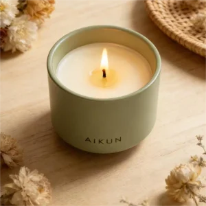 AIKUN Delicate Gift Box Private Label Aromatherapy Candle Business Gift Elegant Sophisticated Atmosphere Scented Candle