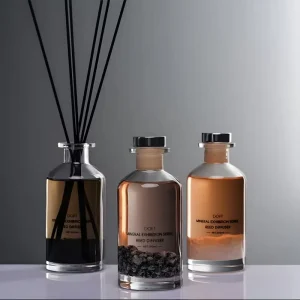 AIKUN Handcrafted Aroma Custom Scent Packaging Reed Diffuser for Spa Meditation Yoga Studio