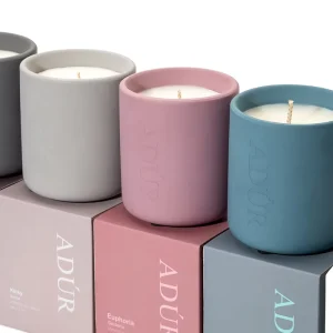 AIKUN Luxury Home Decoration Essential Oil Bicolor Ceramic Aroma Candle Best Scented Soy Wax Scented Candles