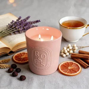 AIKUN Minimalist Jar Aromatherapy Candle for Home Bedroom Sweet Cozy Elegant Soy Wax Scented Candle
