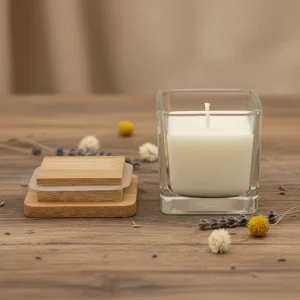 AOYIN Soy Scented Candles Crystal Luxury Cube Candle Square Glass Scented Candles