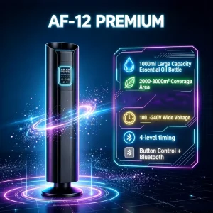 APP Controlled 1000ml Freestanding Two-Fluid Waterless Aroma Diffuser Essential Oil Scent Machine for Hotel Use