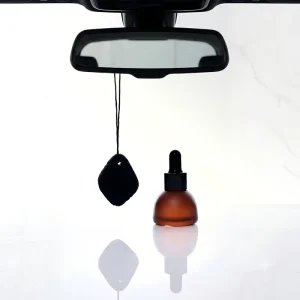 Aesthetic Stone Lava rock Car Diffuser Vents Hanging Essential Oil Perfume Bottle Rearview Mirror Air Freshener