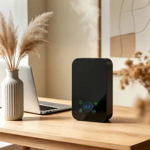 Air Aroma Scent Diffuser Machine Wall-Mounted Commercial Fragrance Oil Nebulizer Button Control Wet and Dry for Hotels
