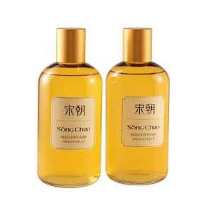 Alcohol-Free Aromatherapy Reed Diffuser with Long-Lasting Fragrance Enhancer for Indoor Home Use and Car Refill