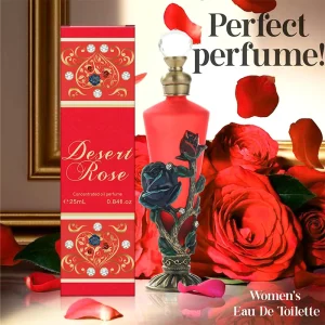 Alcohol Free Parfum Rose Fresh Floral Fragrance Oil for Women Natural Long Lasting Luxury Charm Romantic Date 25ML