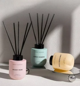Alcohol-Free Reed Diffuser with Essential Oil and Custom Fragrance for Home Decor