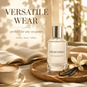 All day Long Lasting Calming Perfume for Trip Weekend Relax Bedroom Self care Cream Vanilla Perfume Bulk Custom Logo