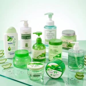 Aloe Vera Anti Acne Body Scrub Lotion Refreshing Hand Soap Fragrance Feminine Wash Centella Aloe Vera Gel Body Care Set