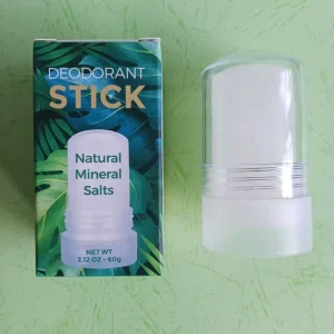 Alum Salt 120Grams and 60Grams Deodorant Stone Antiperspirant and Body Odor Delete