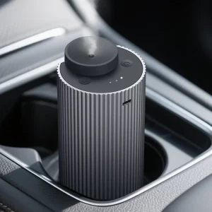 Aluminum Home and Car Scent Diffuser Rechargeable Battery Electric Portable 2-in-1