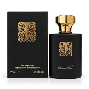 Amber-Scented Men’s Eau De Parfum (EDP) in Glass Bottle Travel Size with Long Lasting Fragrance for Daily Commute