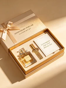 Anniversary Perfume Arabe Gift Set Custom Mini Fruity Scent Eco Friendly Eau De Parfum Private Luxury Romantic Gift Box