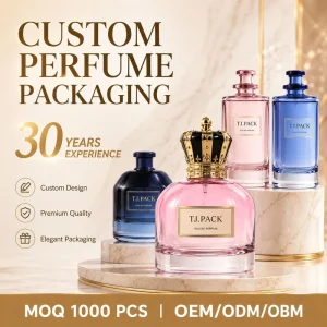 Arabic Attar Perfume Bottle with Box Pink Blue Glass Bottle Set for Custom Perfume Packaging MOQ 1000