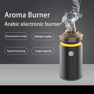 Arabic Electric Incense Burner for Home Use Flameless Heating Coil Aroma Diffuser for Solid Incense Air Purifier