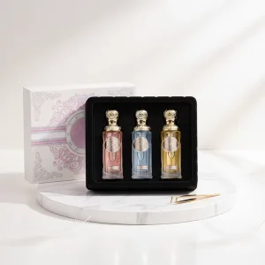 Arabic Fruity Eau De Parfum Spray 3 Pcs Unisex Perfume Long Lasting Fragrance Gift Set OEM Private Label Custom Brand