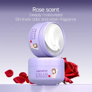 Armpit Deodorant Cream 48H Long Lasting Antiperspirant Remove Body Odor Rose Lavender Aloe 3 Scents Private Label