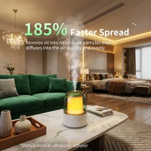 Aroma Diffuser Bluetooth 24H Timing Program Scent Machine with Aluminum Alloy Essential Oil Diffuser for Restaurant Use