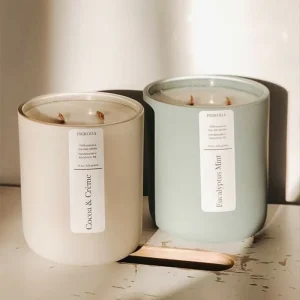 Aroma Diffuser Candle Cup Nordic Style High-End Bedroom Decoration Private Label Soy Wax Scented Candles