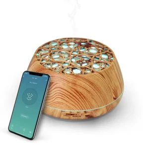 Aroma Diffuser Essential Oil Diffuser 400ml Air Humidifier Aromatherapy Electric Wooden