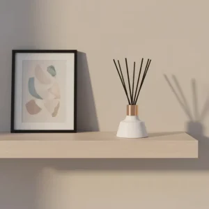Aroma Garden Transparent 180ml Glass Reed Diffuser Bottle with Screw Cap Home Decor Gift & Craft