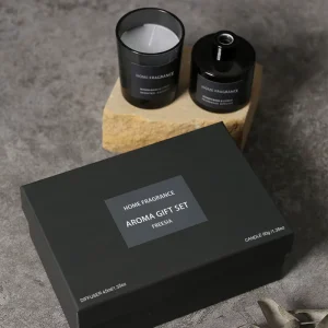 Aroma Luxury Aromatherapy Scented Candle Reed Diffuser Gift Set Custom Pricate Label Home Fragrance Gift Set