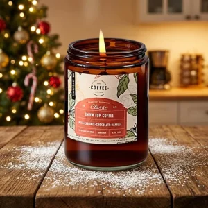 Aromatherapy Candle Indoor Home Use Long lasting Fragrance Bedroom Coffee scented High end Ambiance Decoration Soybean Blended