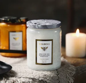 Aromatherapy Candle Medium Cup Shape Natural Soy Wax Smokeless Relaxation Gift Set Long Burning Scented Candles for Bedroom