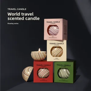Aromatherapy Candle Plastic Europe & America Style Global Travel Bridesmaid Practical Gift Souvenir Small Item Niche High End