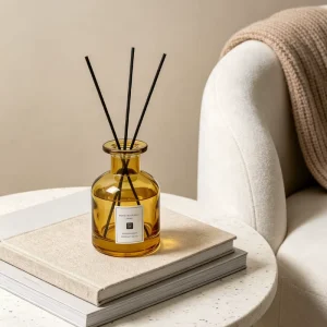 Aromatherapy Essential Oil Diffuser Aroma Reed Diffusers Glass Bottle Luxury with Sticks