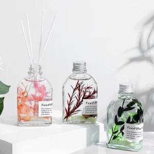 Aromatherapy Essential Oil Reed Diffuser Long lasting Fragrance Fried Flower Reed Diffuser Sets for Gifts