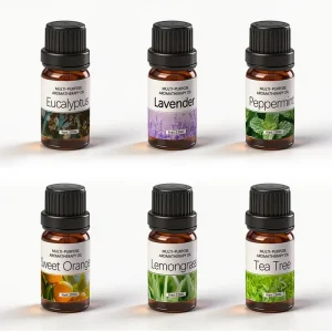 Aromatherapy Essential Oils Rose Lavender Vanilla Sandalwood Fragrance Oils for Soap Candle Making and Diffuser