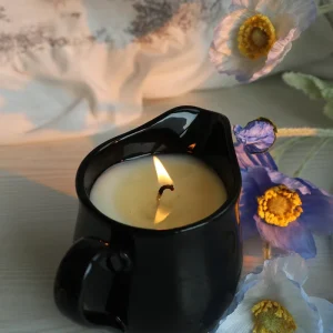 Aromatic Shell Soybean Massage Essential Oil Candle with Spout Relaxation Festival Easter
