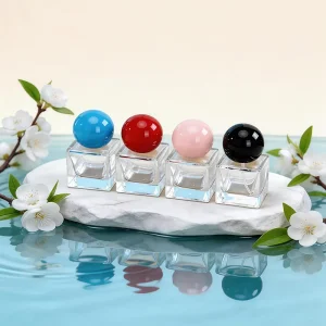 Artisan Premium Glass Factory Customized Luxury Square Crystal Glass Empty Perfume Bottle 30ml 50ml 100ml Capacity Matte 100pcs