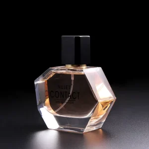 Artisanal Unisex Perfume Spray Geometric Cut Edges Glass Bottle OEM Custom Fragrance Logo Luxury Gift Eco Friendly Long Lasting