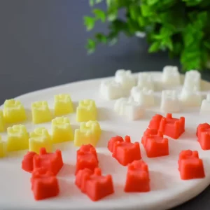Bear Shaped Scented Soy Wax Candle Melts Colorful Cute Aromatherapy Wax Tarts for Home Fragrance Wedding Gift