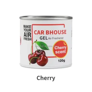 Best Quality Car Bhouse Gel Air Freshener Lasting Scent Car Fragrance Cherry Solid Can Car Air Freshener