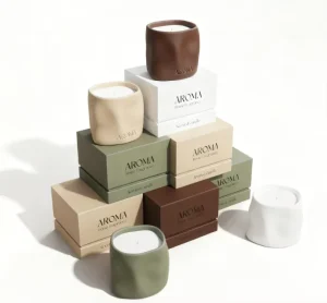 Bestselling Soy Wax Scented Candles Custom Brand Gift Box Set Various Colors